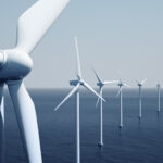 windturbines on the ocean